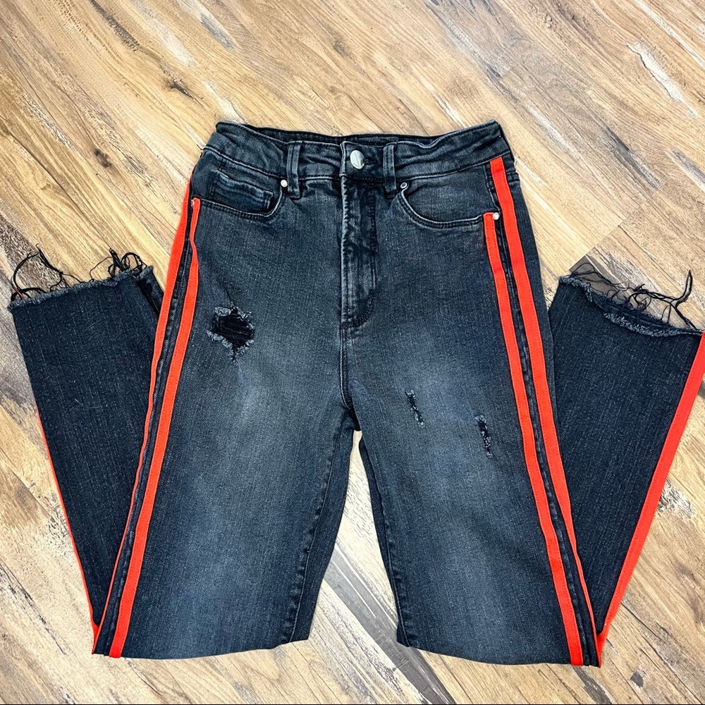 Retro straight leg jeans